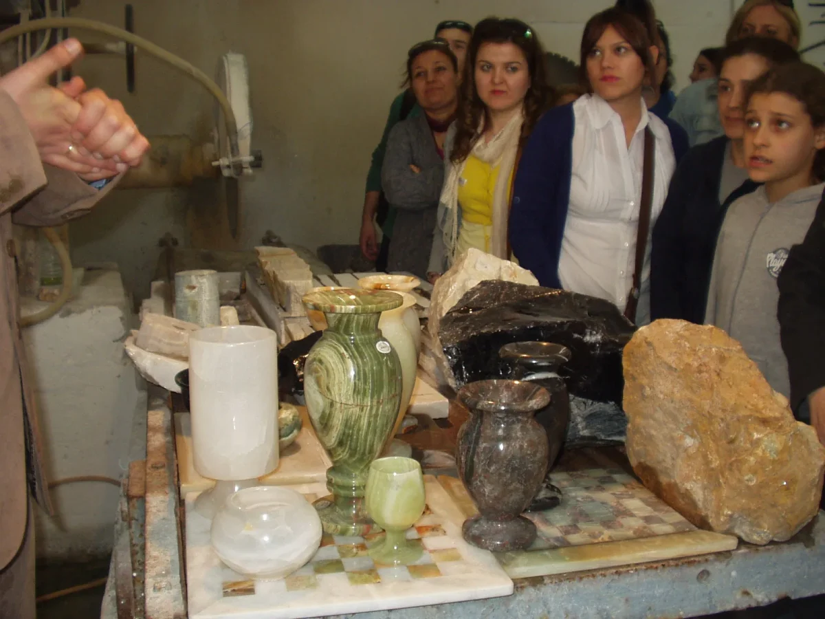 Cappadocia onyx workshop handcrafted stone art