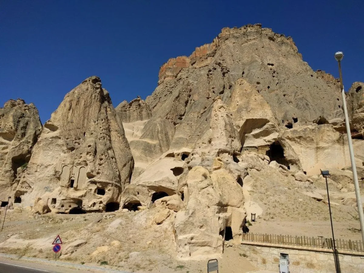 Panoramic view from Selime Monastery in Cappadocia