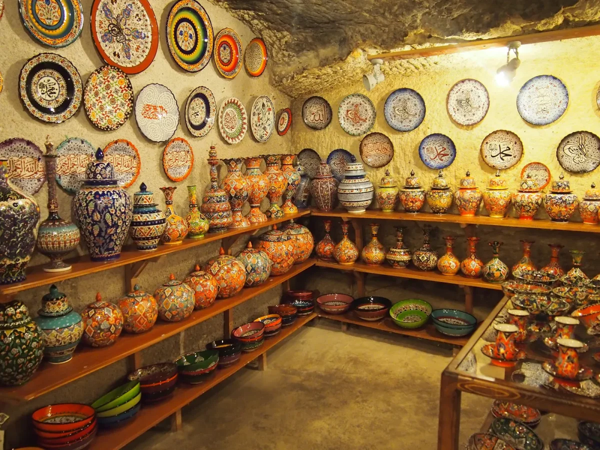 Red clay pottery workshop in Avanos, Cappadocia
