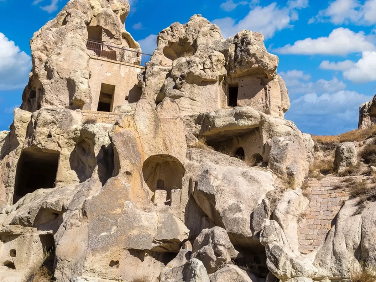 Valley view from Goreme Open Air Museum in Cappadocia