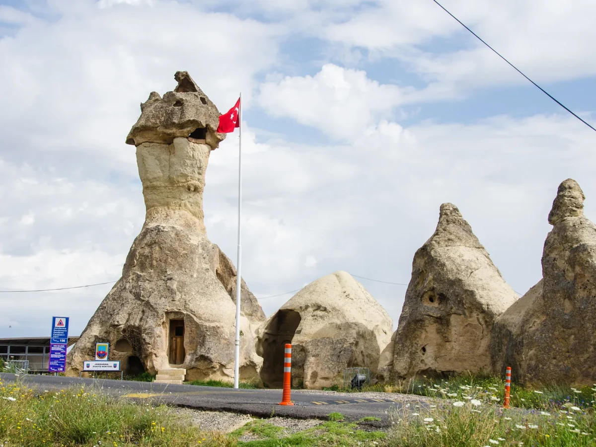 Fairy chimney landscape in Pasabag Valley, Cappadocia