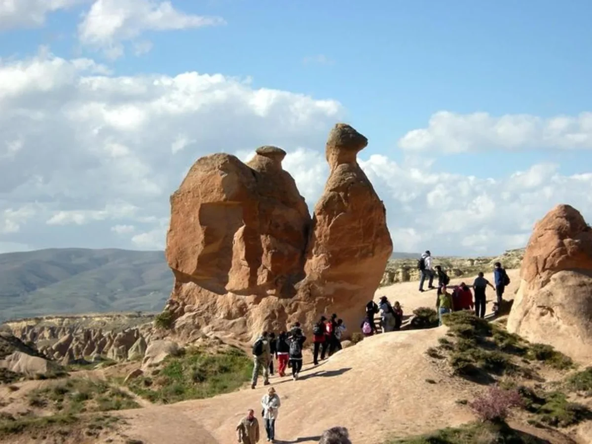 Camel-shaped rock formation in Devrent Valley, Cappadocia