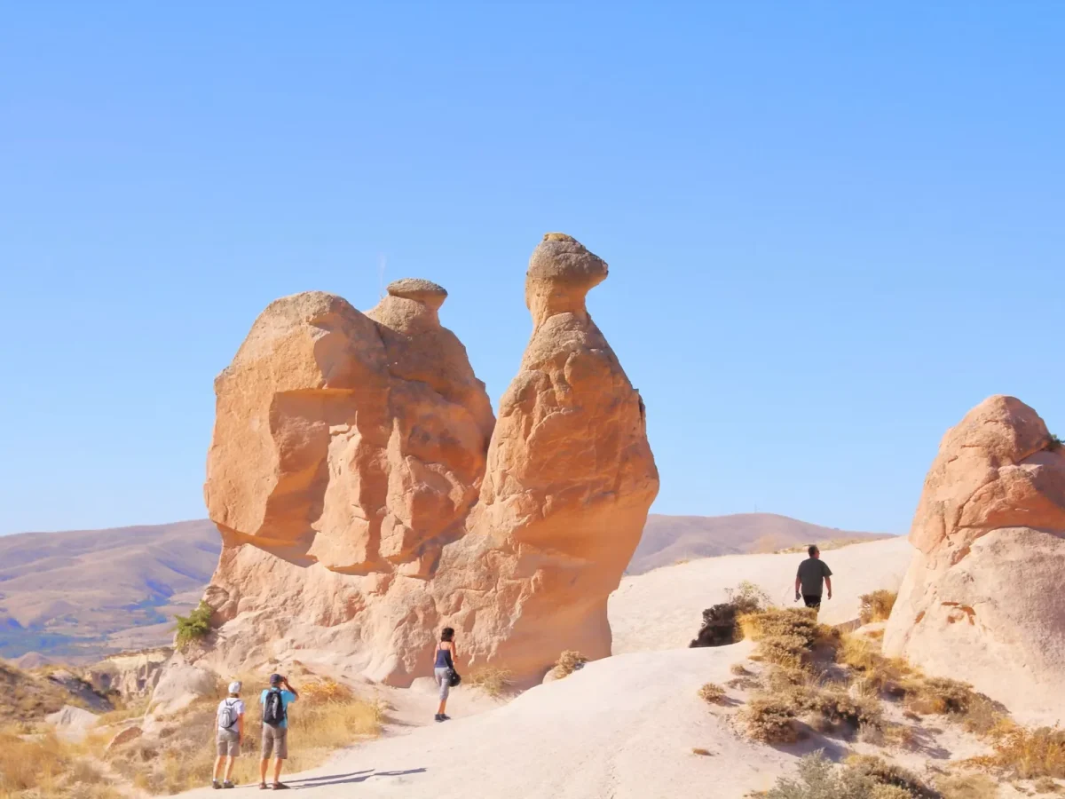 Unique fairy chimney formations in Devrent Valley, Cappadocia