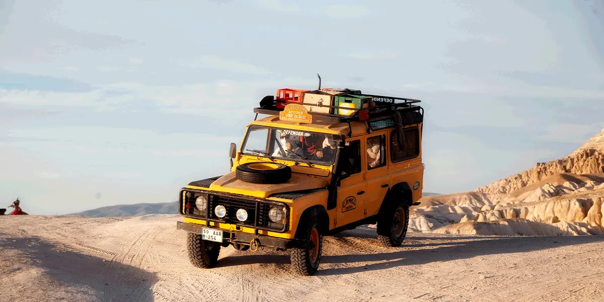 safari Cappadocia, desert adventure tours, iconic jeep rides, Cappadocia scenic routes, off-road exploration