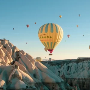 Comfort hot air balloon flight in Cappadocia with smaller group basket