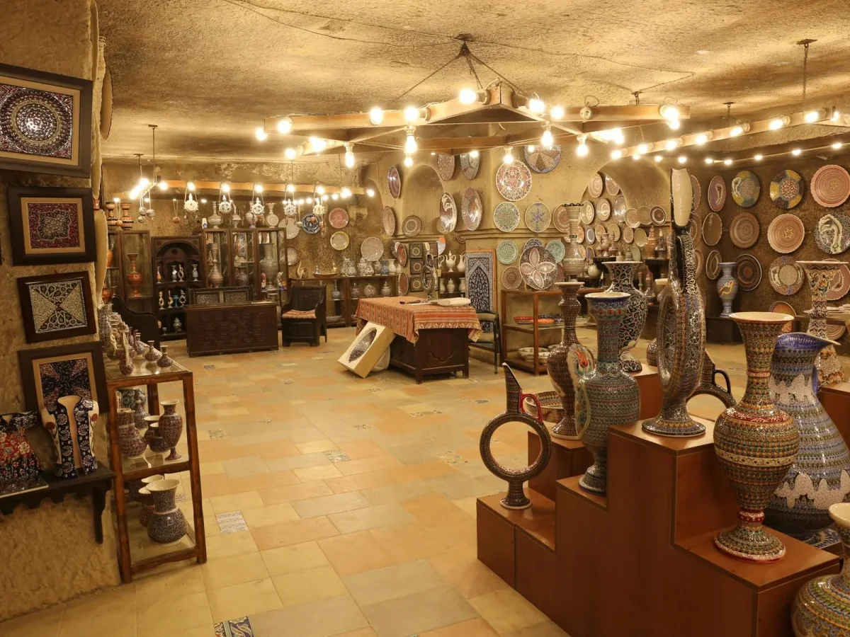 Traditional pottery workshop in Avanos during the Cappadocia Eco Red Tour