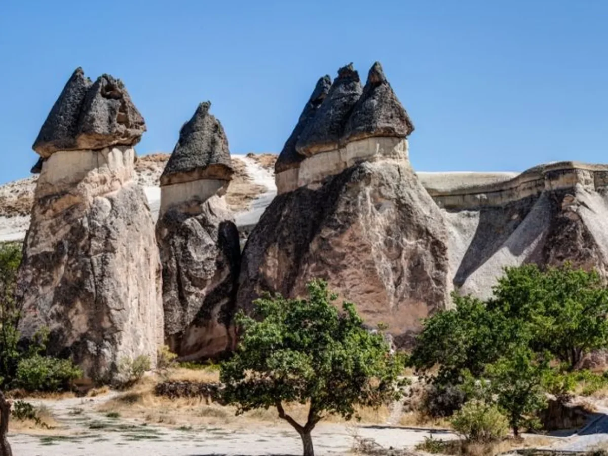 Pasabag Valley landscape during the Cappadocia Eco Red Tour