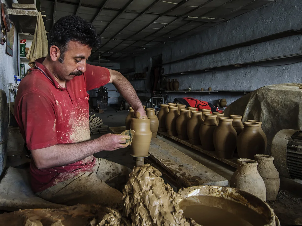 Traditional Avanos pottery experience in Cappadocia