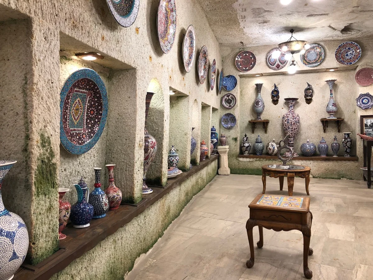Traditional pottery workshop in Avanos on the Cappadocia Mix Tour