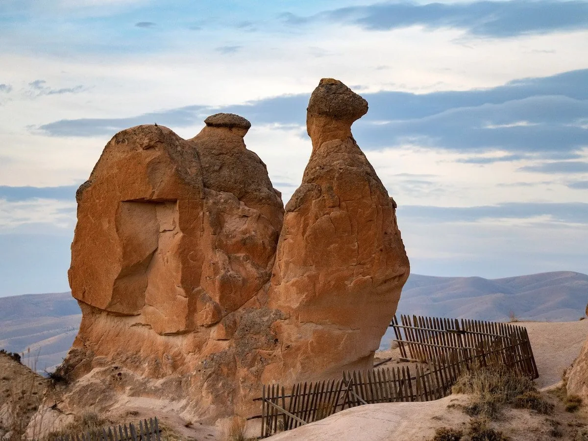 Unique rock formations in Devrent Valley, Cappadocia