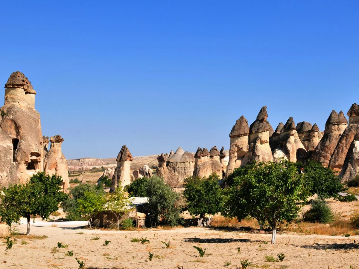 Pasabag rock formations visited during the Cappadocia Mix Tour