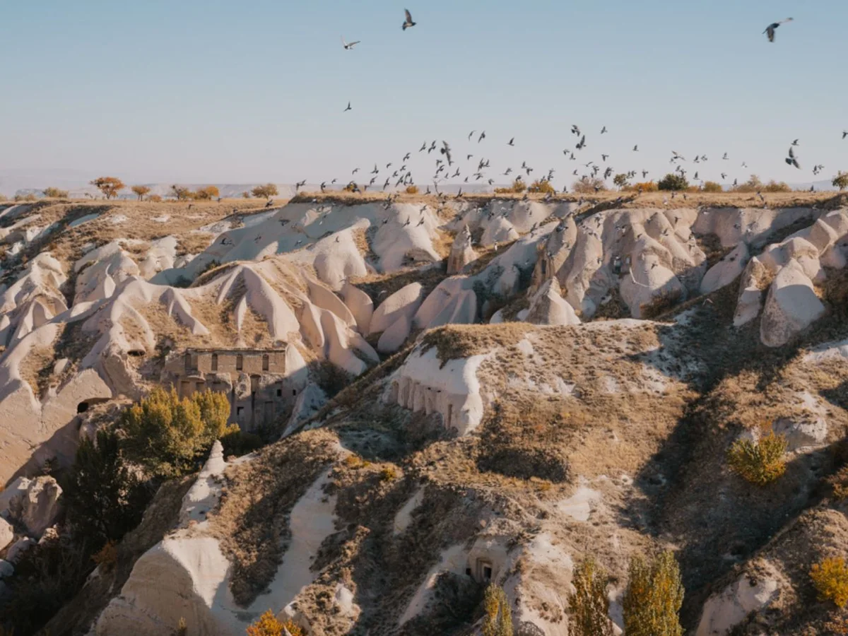 Panoramic view of Pigeon Valley on the Cappadocia Mix Tour