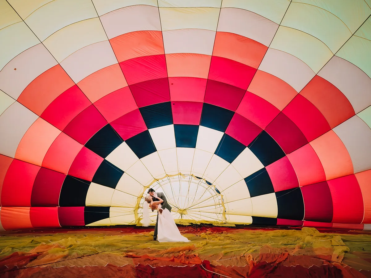 Cappadocia private balloon wedding ceremony