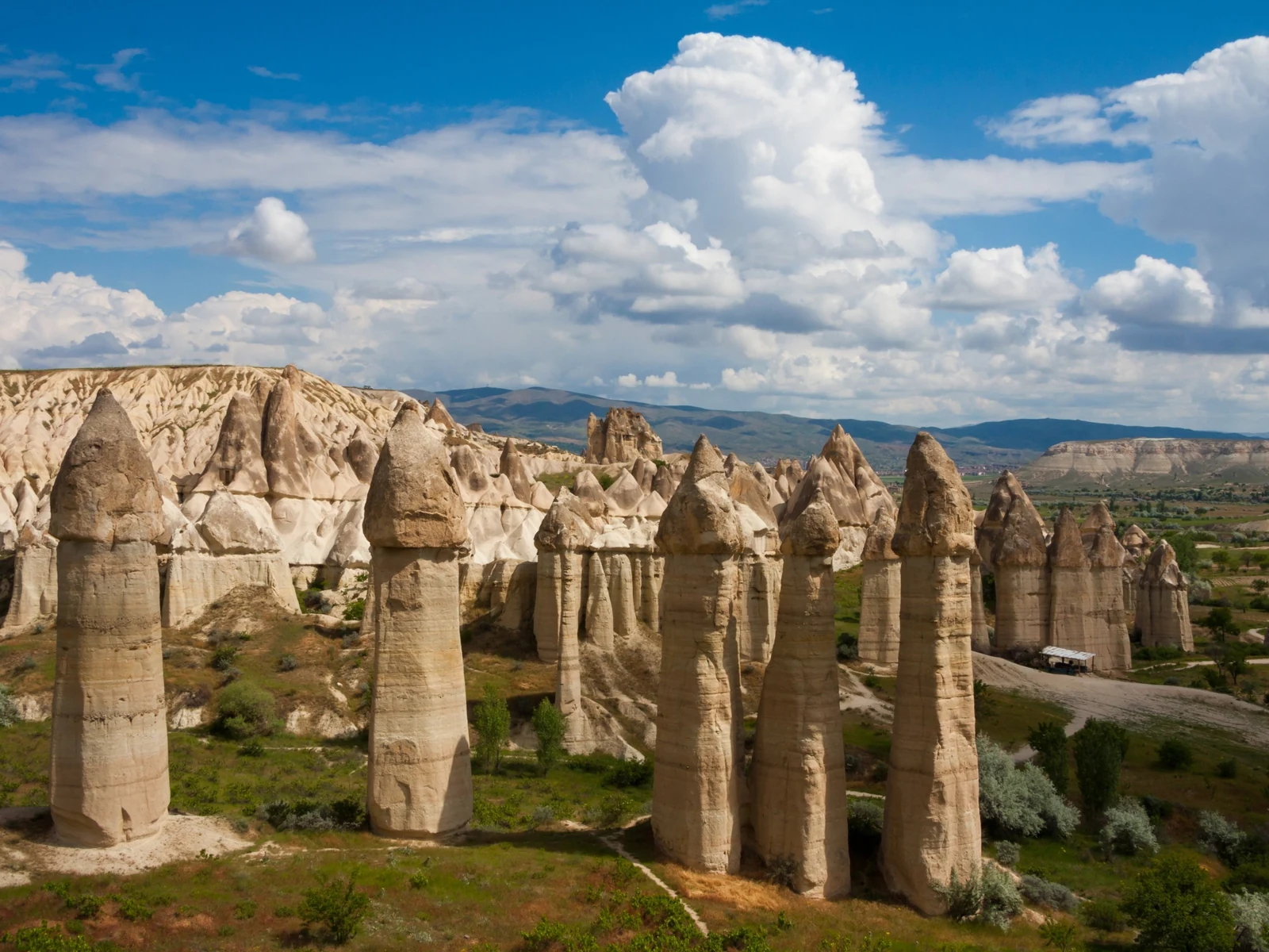 Love Valley panorama with fairy chimneys on a private Cappadocia tour
